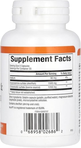 Glucosamine & Chondroitin 500 mg / 400 mg