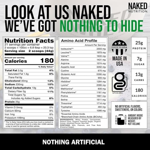 Naked Whey (Chocolate Peanut Butter)