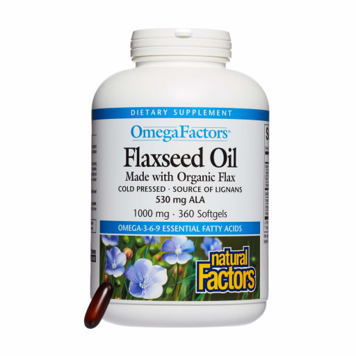 OmegaFactors Flaxseed Oil 1000 mg