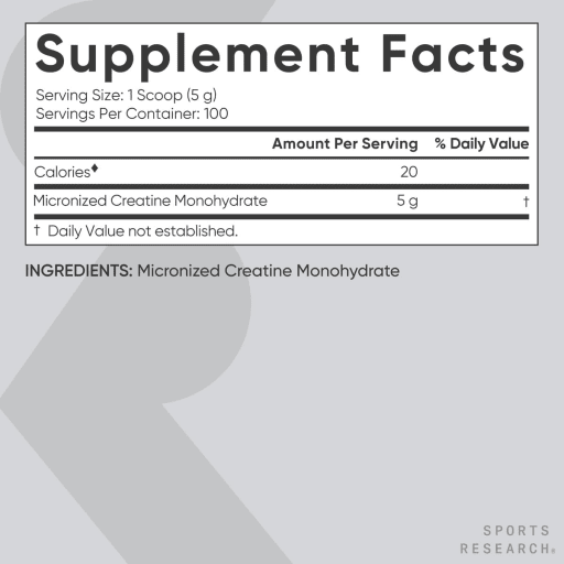Creatine Monohydrate (Unflavored)