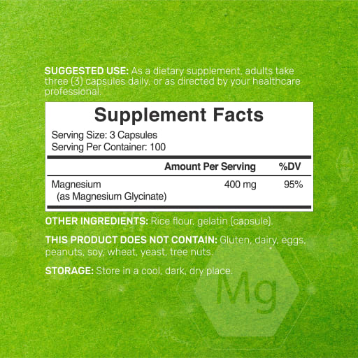Magnesium Glycinate 400mg