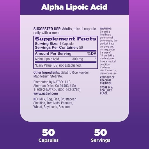 Alpha Lipoic Acid 300 mg