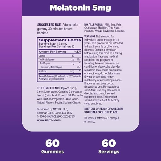 Melatonin 5 mg Strawberry