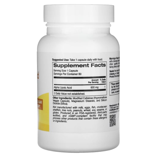 Alpha Lipoic Acid 600 mg