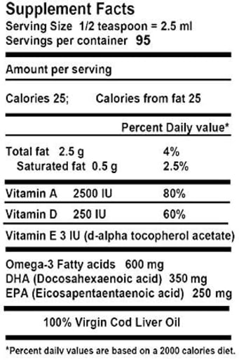 Virgin Cod Liver Oil