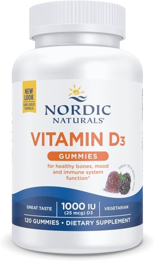 Vitamin D3 1000 IU Gummies (Wild Berry)