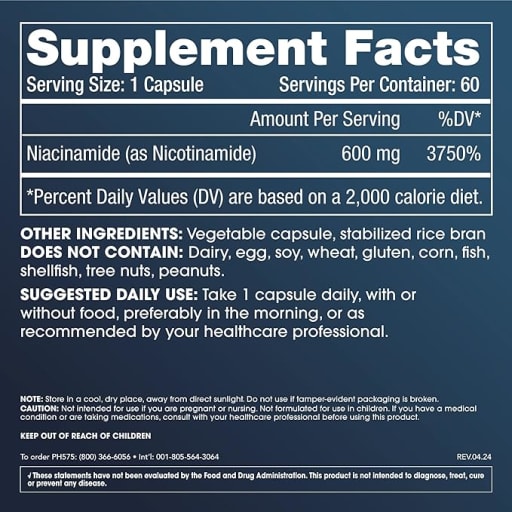 Niacinamide Flush-Free Vitamin B3
