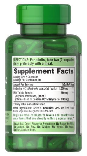 Berberine Silymarin 1000 mg