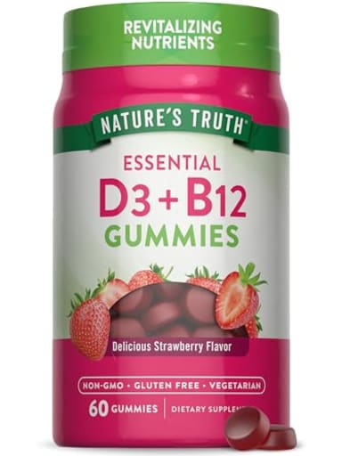 Vitamin D3 and B12 Gummies