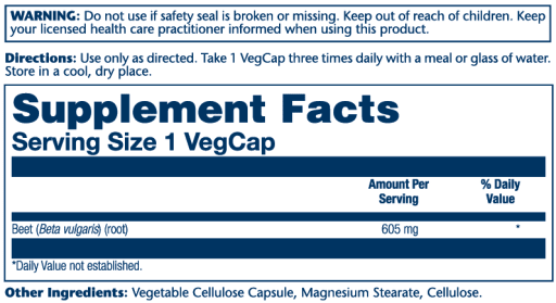Beet Root 605 mg