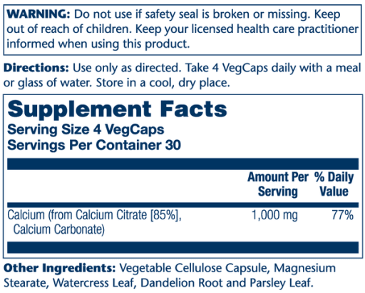 Calcium Citrate 1000 mg