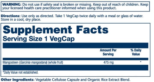 Mangosteen 475 mg
