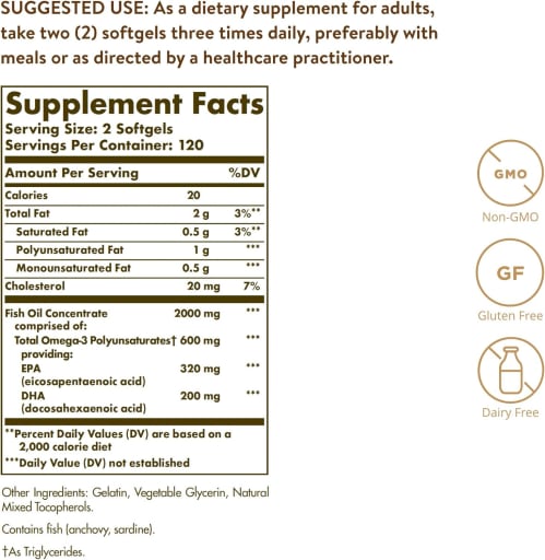 Omega 3 Fish Oil Concentrate