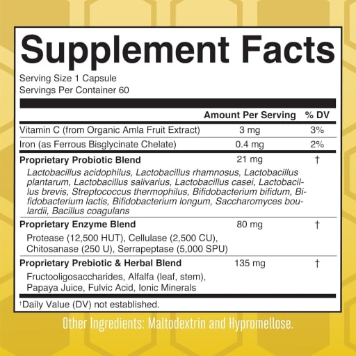 Gut Flora Health + Enzymes