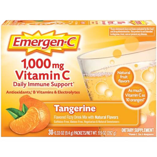 1,000 mg Vitamin C (Tangerine)