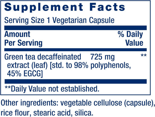 Decaffeinated Mega Green Tea Extract