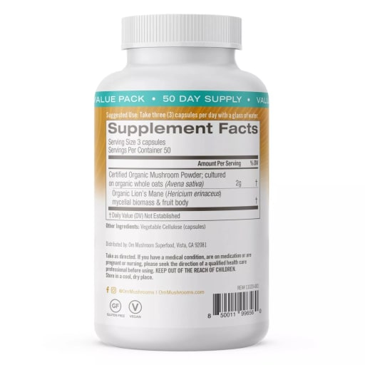 Lion's Mane Mushroom Capsules