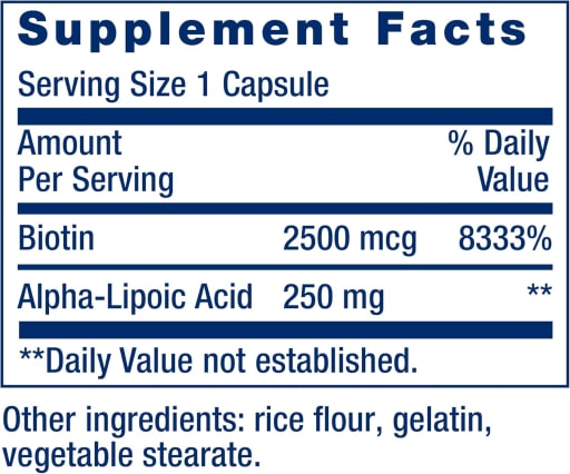 Alpha-Lipoic Acid with Biotin
