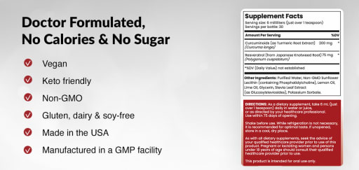 Liposomal Curcumin + Resveratrol