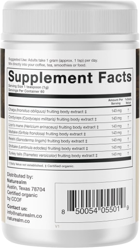 Sacred 7 Mushroom Extract Powder