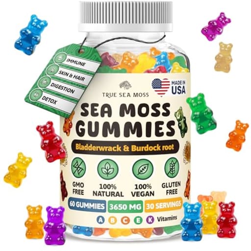 Sea Moss Gummies Bladderwrack & Burdock root