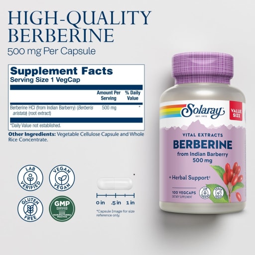 Vital Extracts Berberine 500 mg