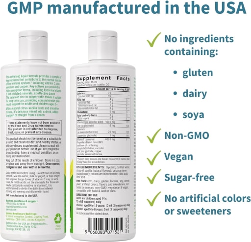 Liposomal Vitamin C & Zinc