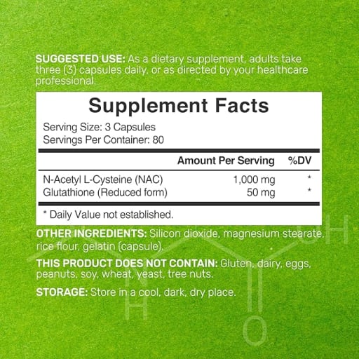 NAC with Glutathione