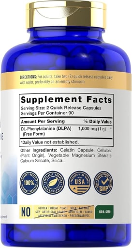 DLPA DL-Phenylalanine 1000mg