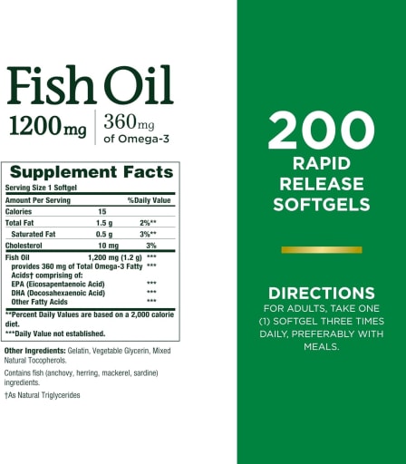 Fish Oil 1200 mg