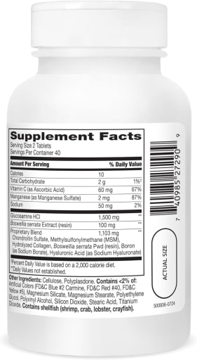 Glucosamine Chondroitin Complex plus MSM Advanced Triple Strength