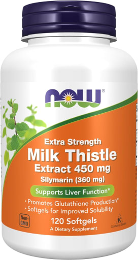 Milk Thistle Extract, Extra Strength 450 mg Softgels