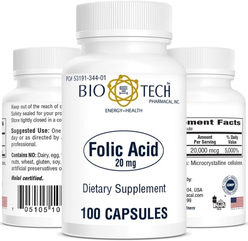 Folic Acid 20 mg