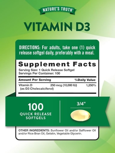 Vitamin D3 10000 IU
