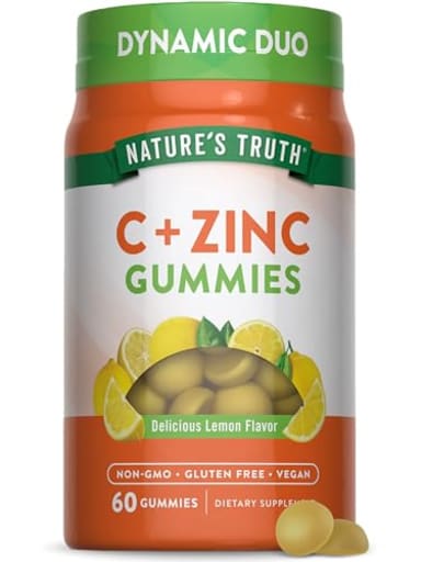 Vitamin C + Zinc Gummies (Lemon)