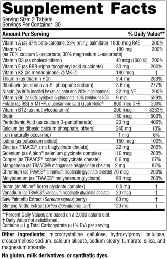 Men's Extra Strength Multivitamin One Daily
