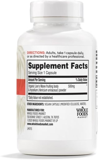 Lion's Mane Mushroom 500 mg