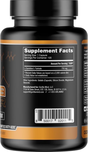 l carnitine gorilla MONSFT / L-Carnitine Fire (50 Services) 300 g (Waterland and Strawberry Flavor) (with Insignia)- Trendyol and GMOs Gorilla Mind Smooth - Bottle
