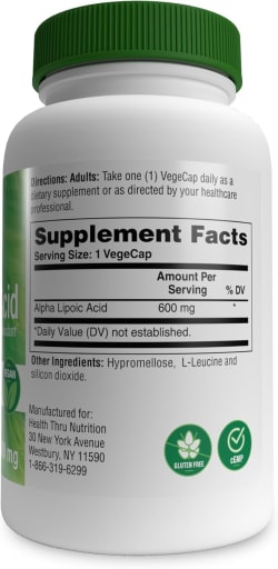 Alpha Lipoic Acid 600mg