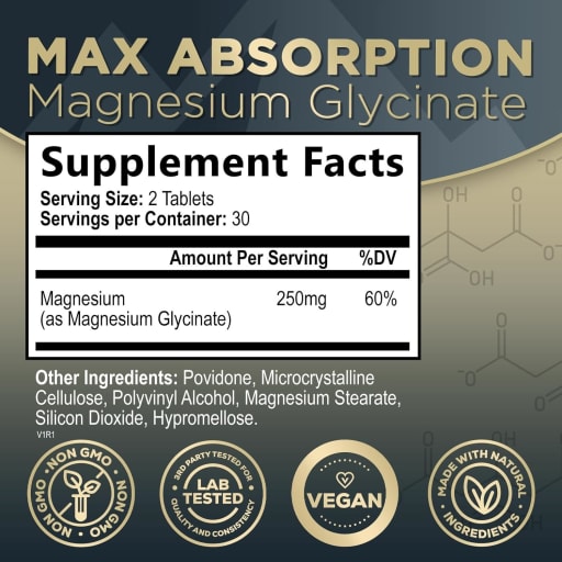 Magnesium Glycinate 250 mg
