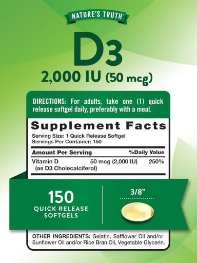Vitamin D3 2000 IU