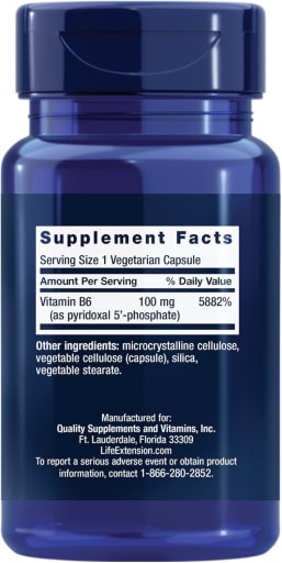 Pyridoxal 5'-Phosphate Caps 100 mg