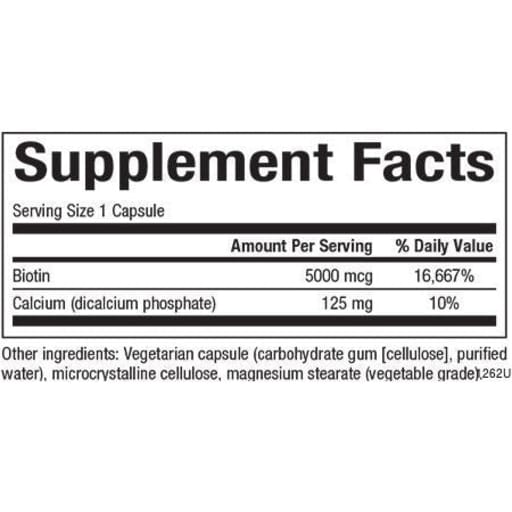 Biotin 5000 mcg