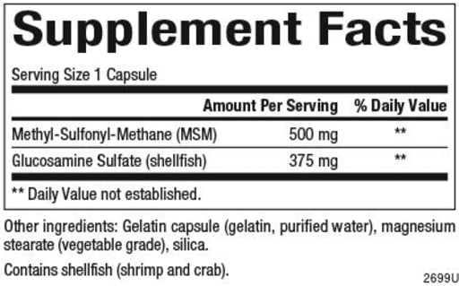 MSM & Glucosamine Sulfate