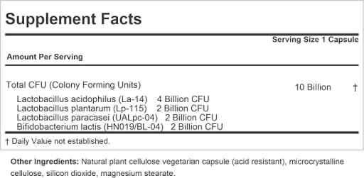 Friendly Flora Probiotic 10 Billion CFU