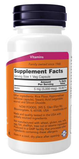 Biotin 5,000 mcg