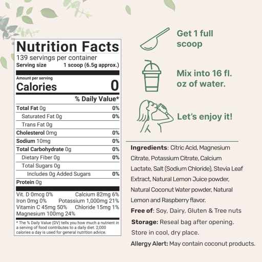 Electrolyte Powder (Lemon & Raspberry)