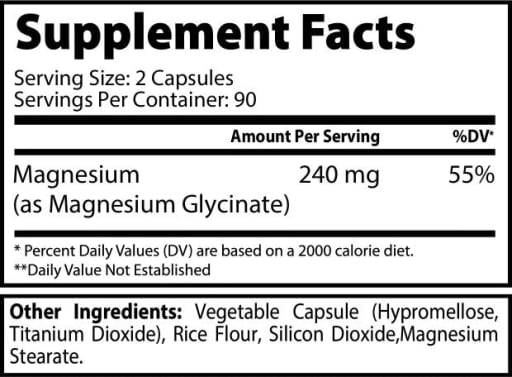Magnesium Glycinate 240 mg