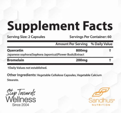Quercetin with Bromelain 1000 mg