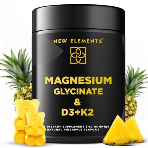 Magnesium Glycinate Gummies with Vitamin D3 and K2
